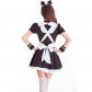 2019 new Halloween costumes stage costumes coffee waiter uniforms cute kittens