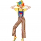 2019 Halloween Magician Clown Costume Cosplay with Wig Costume Stage Performance Costume