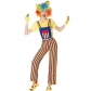 2019 Halloween Magician Clown Costume Cosplay with Wig Costume Stage Performance Costume