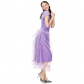 2019 new real shot fairy tale stage performance costumes movie role-playing COS clothing purple princess dress