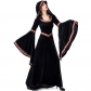 2019 new Halloween black vampire wizard costume European retro court costume