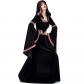 2019 new Halloween black vampire wizard costume European retro court costume